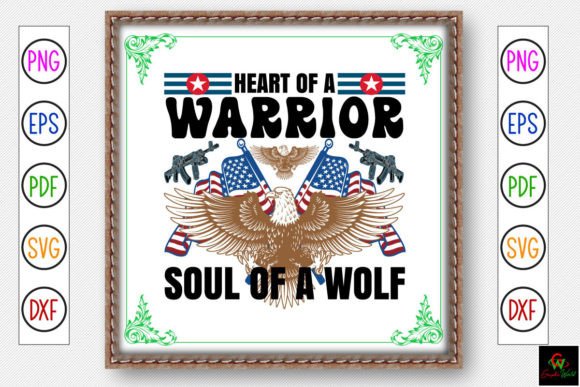 American Flag Veteran Graphics for Crafts