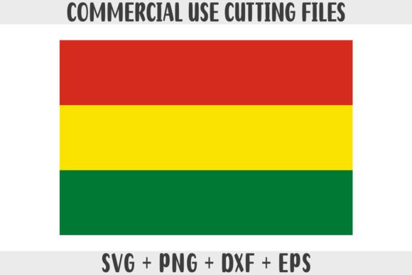 Bolivia Flag SVG Graphics for Crafts