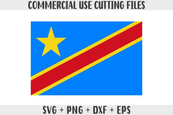 Congo Democratic Republic of the Flag Graphics