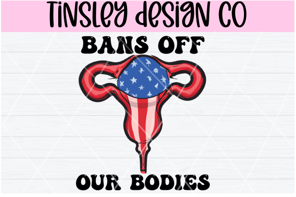 Feminist Pro Choice American Flag Uterus Graphics for Crafts