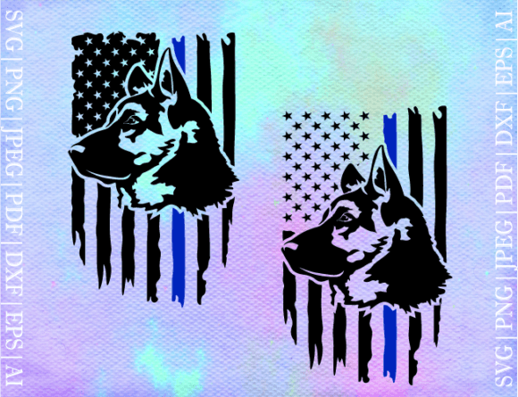 German Shepherd Flag SVG: Graphics & Crafts Asset Review