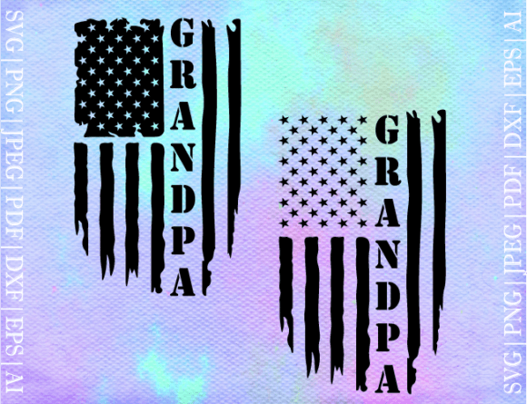 Grandpa Flag SVG: Crafts & Graphics for Local Branding