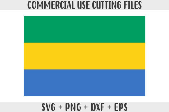 Graphics for Crafts: Gabon Flag SVG Original Colors