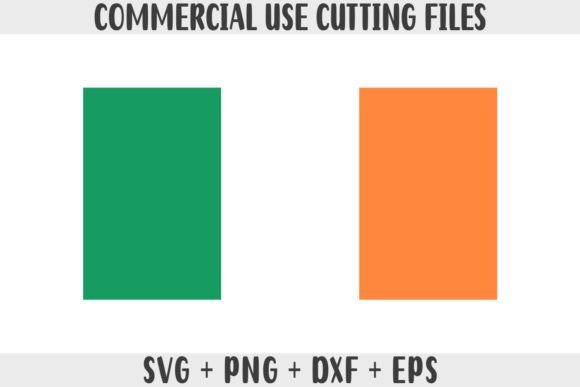 Ireland Flag SVG Graphics for Crafts