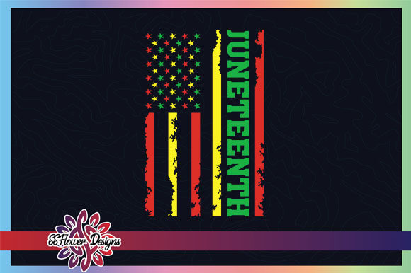 Juneteenth American Flag Graphic: Crafts & Graphics for Publishers