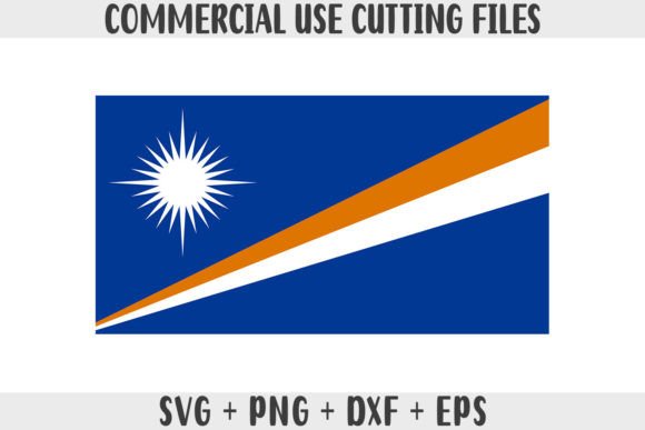 Marshall Islands Flag SVG Graphics for Local Branding