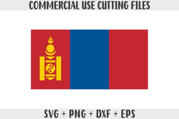 Mongolia Flag SVG Graphics for Local Business Branding