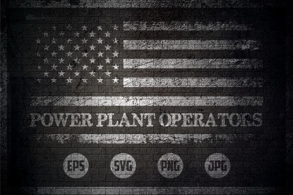 Power Plant Operators - USA Flag