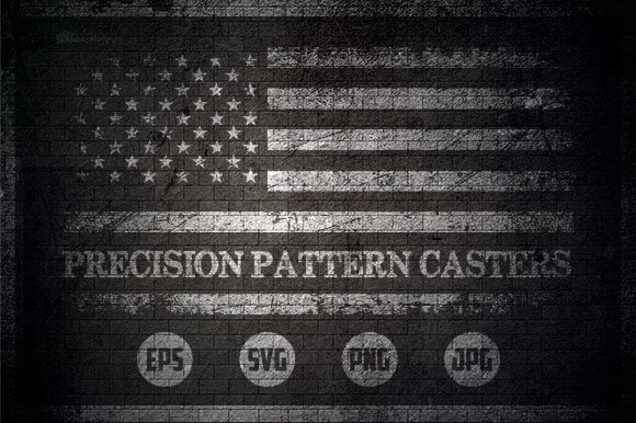 Precision Pattern Casters - USA Flag Graphics for Crafts