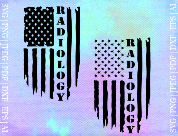 Radiology Flag SVG: Graphics for Crafts & Local Branding