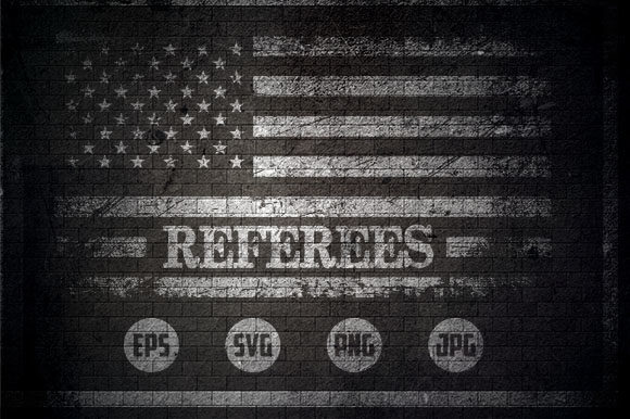 Referees - USA Flag Graphics for Crafts