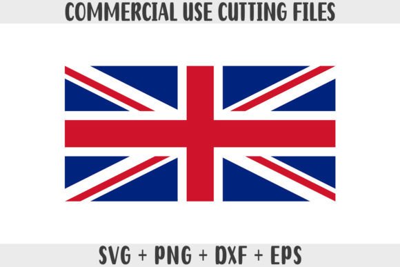 UK Flag SVG for Graphics and Crafts