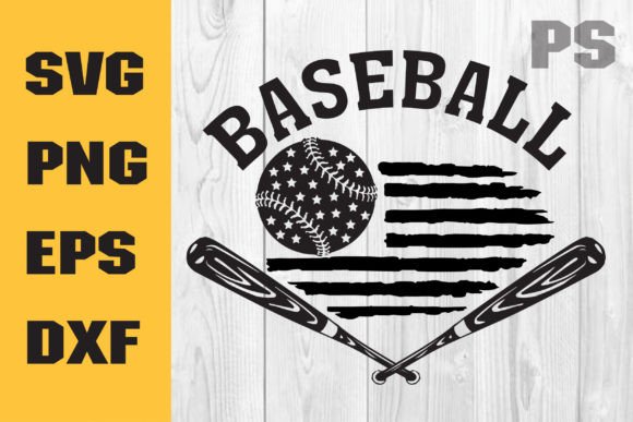 USA Baseball Flag Svg: A Graphic Asset for Crafts and Branding