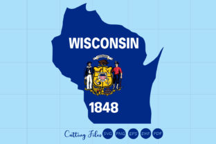 Wisconsin State Graphics for Crafts & Branding